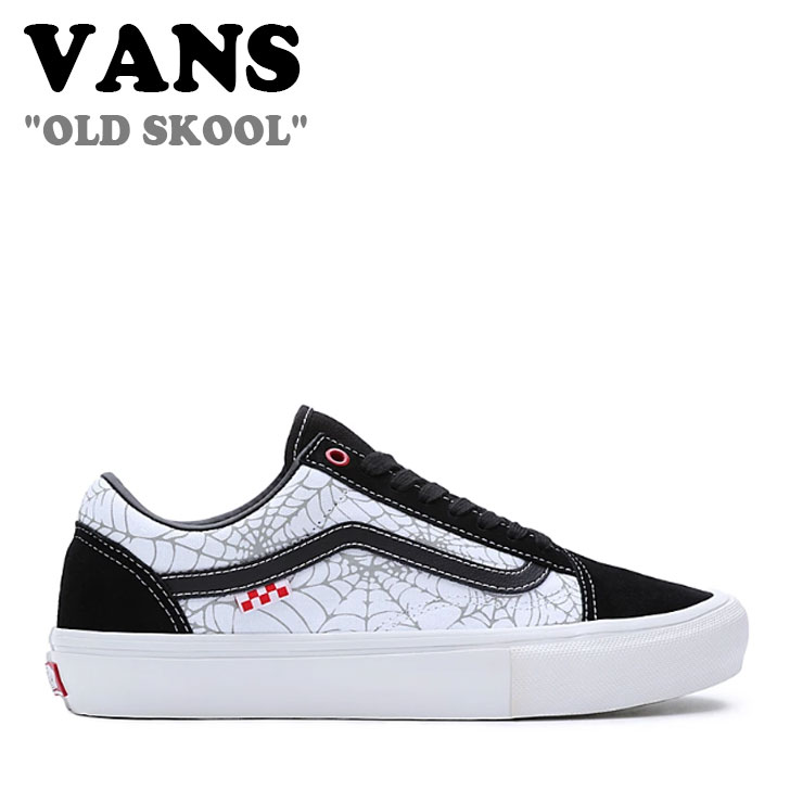 バンズ スニーカー VANS メンズ レディース OLD SKOOL オールド スクール BLACK WIDOW SPIDER ブラック ウィドー スパイダー WHITE RED ホワイト レッド VN0A5FCBBWT シューズ【中古】未使用品