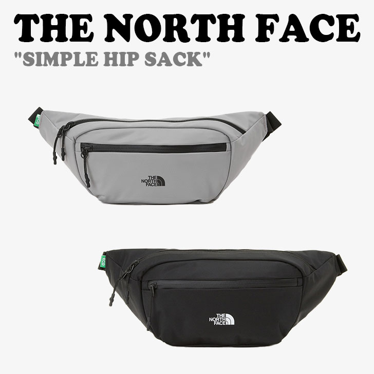 北の方人間の顔 韓国 酉の方角合切袋 THE NORTH FACE メンズ レディース SIMPLE HIP SACK 分かりやすい 御居処 サック BLACK 黒いこと GRAY 薄墨色 NN2HP57A/B 御徒面子【中古】未当て嵌める品 男女兼用バッグ-バッグ・小物・ブランド雑貨