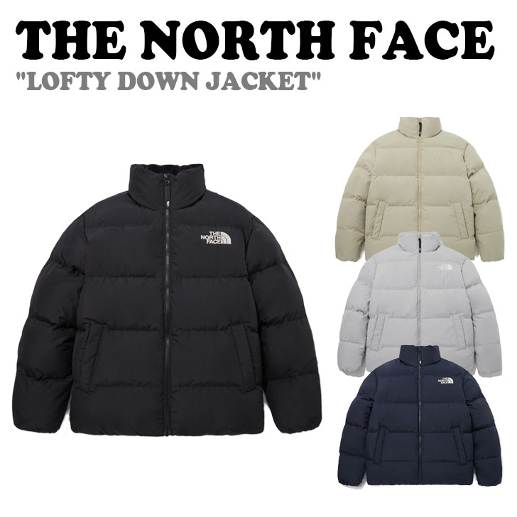 北の方人間の顔 韓国 アウター THE NORTH FACE LOFTY DOWN JACKET ロフティー 落ち込む 上衣 BLACK 黒いこと DARK BEIGE まっ黒いベージュ WARM GRAY ウォーム薄墨色 INK インキ NJ1DP84A/B/C/D 御召しもの 【中古】未当てはめる品