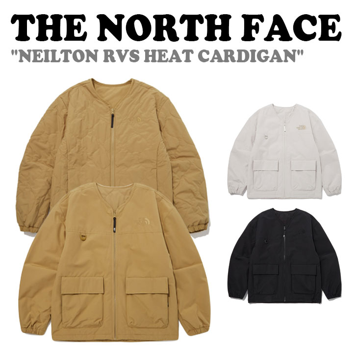 ノースフェイス カーディガン ジャケット THE NORTH FACE メンズ レディース NEILTON RVS HEAT CARDIGAN ニルトン リバーシブル ヒート カーディガン BLACK ブラック CAMEL キャメル WHITE SAND ホワイトサンド NJ3NP55J/K/L ウェア【中古】未使用品【中古】未使用品