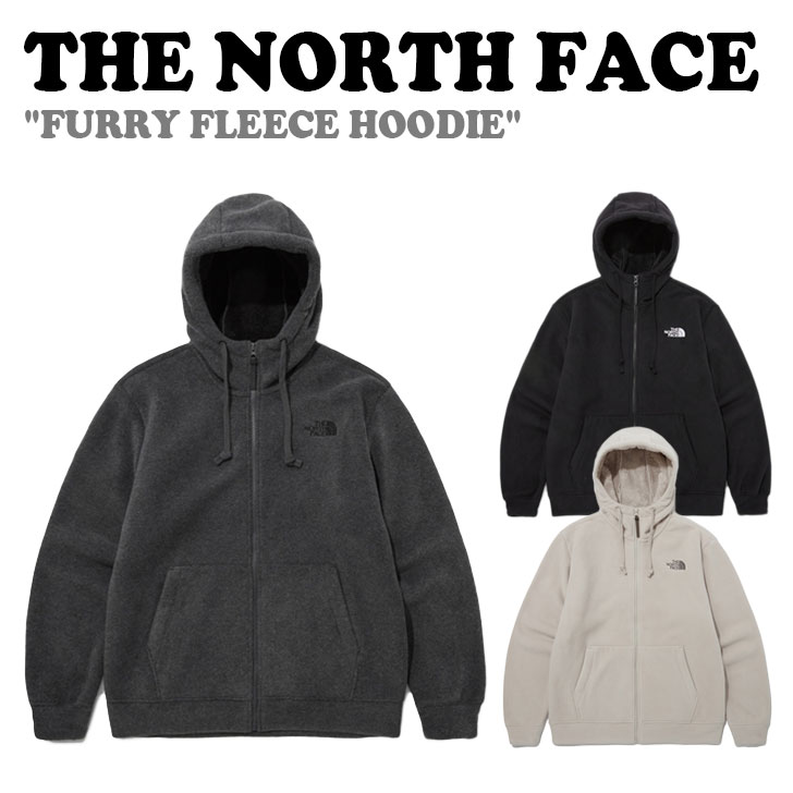ノースフェイス フリース THE NORTH FACE メンズ レディース FURRY FLEECE HOODIE ファーリー フリース フーディー BLACK ブラック WHITE SAND ホワイトサンド HEATHER GRAY ヘルサーグレー NJ4FP61A/B/C ウェア 【中古】未使用品