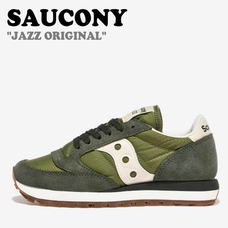 SAUCONY★JAZZ ORIGINAL★兼用★FOREST/CREAM Saucony サッカニー スニーカー JAZZ ORIGINAL FOREST CREAM
