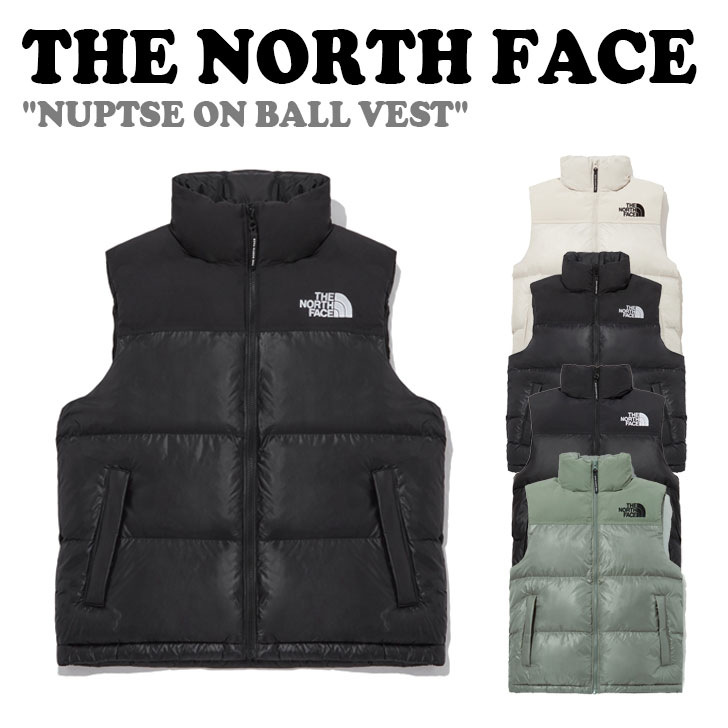 ノースフェイス ベスト THE NORTH FACE メンズ レディース NUPTSE ON BALL VEST ヌプシ オンボールベスト BLACK ブラック KHAKI カーキ WHITE SAND ホワイトサンド REAL BLACK リアルブラック JET BLACK ジェットフラック NV3NP55A/B/C/D/E ウェア【中古】未使用品｜upsuke 26,566円