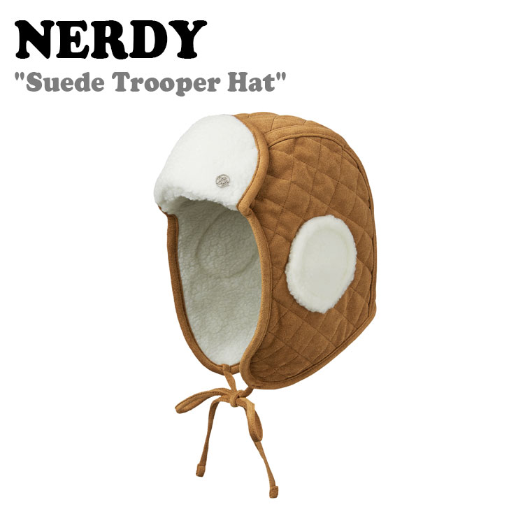 ノルディ ハット NERDY メンズ レディース Suede Trooper Hat スウェード トルーパーハット BROWN ブラウン ノルディー ACC｜upsuke 9,865円