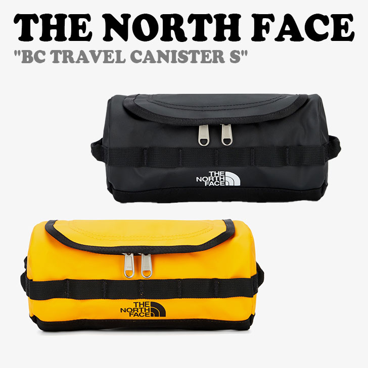 ノースフェイス ポーチ THE NORTH FACE メンズ レディース BC TRAVEL CANISTER S トラベル キャニスター BLACK ブラック GOLD ゴールド NN2FQ20A/B バッグ 【中古】未使用品｜upsuke