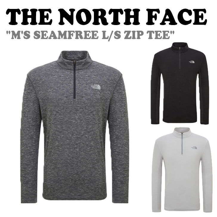 北の方人間の顔 ロンT THE NORTH FACE M\u0027S SEAMFREE L/S ZIP TEE メンズシームレス ロング捩り ジップティー 全3色 NT7LP53A/B/C お召しもの 【中古】未当て嵌める品 メンズファッション-Tシャツ・カットソー