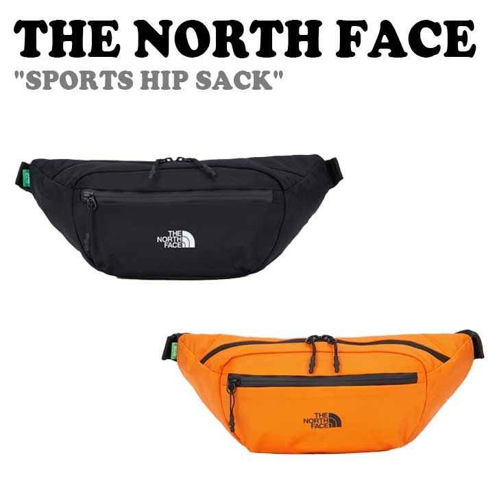 ノースフェイス ウエストポーチ THE NORTH FACE メンズ レディース SPORTS HIP SACK スポーツ ヒップサック BLACK ブラック ORANGE オレンジ NN2HQ02A/B バッグ【中古】未使用品｜upsuke