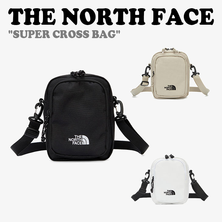 ノースフェイス ボディバッグ THE NORTH FACE レディース SUPER CROSS BAG スーパー クロスバッグ BLACK ブラック LIGHT BEIGE ライトベージュ WHITE ホワイト NN2PQ03J/K/L バッグ 【中古】未使用品｜upsuke