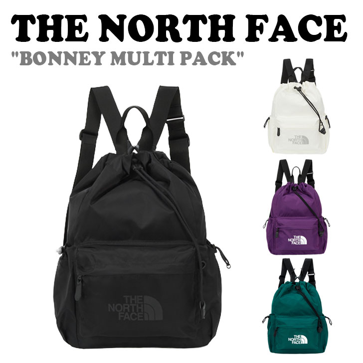ノースフェイス バッグパック THE NORTH FACE レディース BONNEY MULTI PACK ボニー マルチパック BLACK ブラック CREAM クリーム PURPLE パープル GREEN グリーン NN2PQ07J/K/L/M バッグ 【中古】未使用品｜upsuke