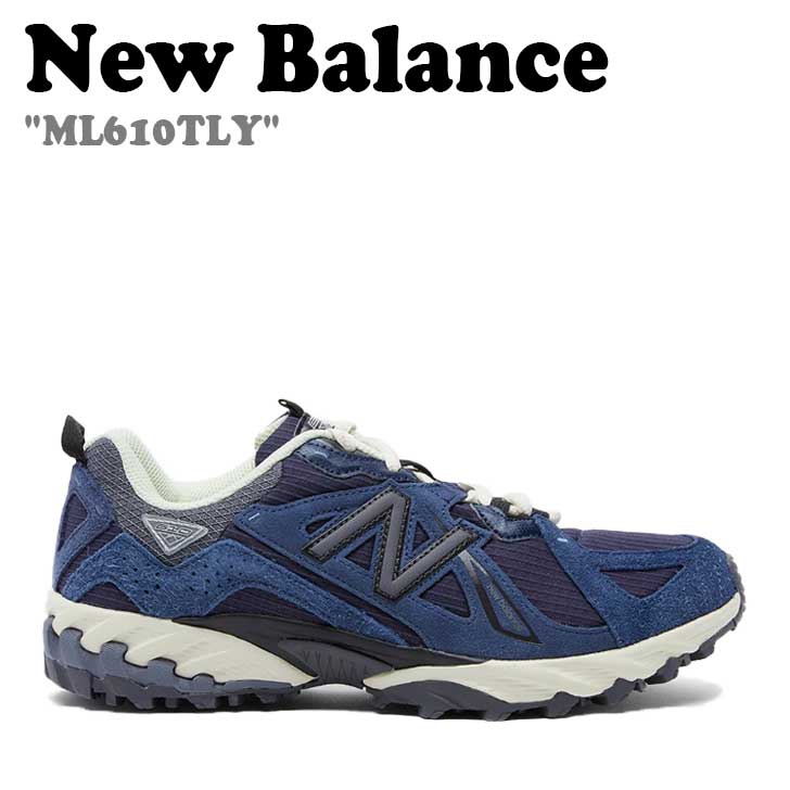 ニューバランス スニーカー New Balance メンズ レディース ML610TLY Dワイズ NAVY ネイビー BLUE ブルー NBPDES150N シューズ【中古】未使用品｜upsuke