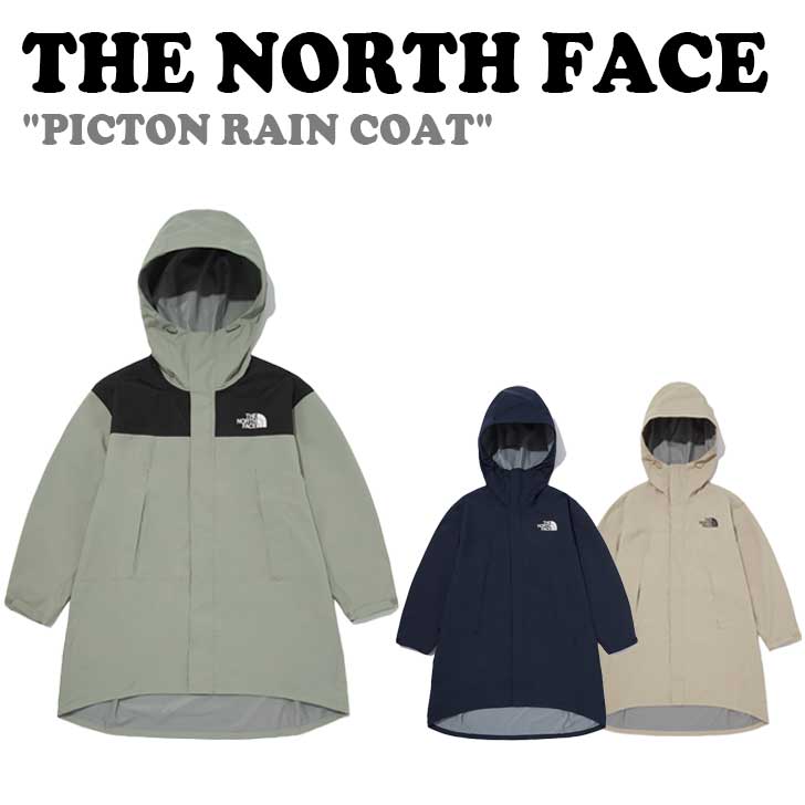 北の方人間の顔 雨合羽 THE NORTH FACE メンズ レディース PICTON RAIN COAT ピックトン 雨合羽 NAVY 米国海軍 SLATE KHAKI スレートカーキ LIGHT BEIGE 点火装置ベージュ NC2HQ00A/B/C 御召しもの【中古】未当て嵌める品