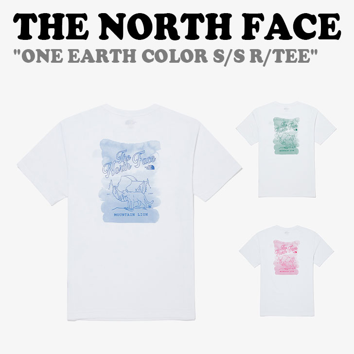 ノースフェイス 半袖 Tシャツ THE NORTH FACE ONE EARTH COLOR S/S R/TEE NT7UQ08J/K/L ウェア 【中古】未使用品｜upsuke