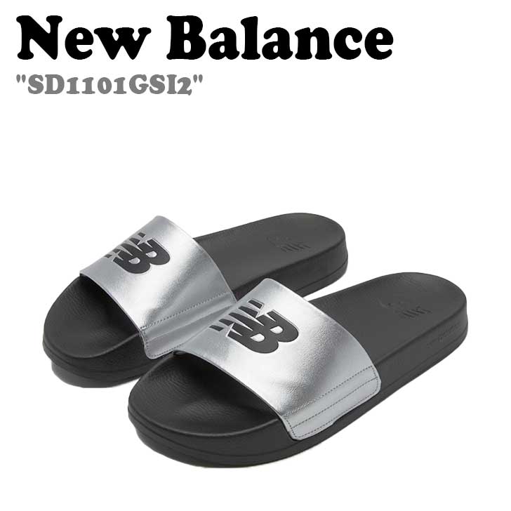 ニューバランス サンダル New Balance メンズ レディース SD1101GSI2 SILVER シルバー BLACK ブラック NBRJES130S シューズ【中古】未使用品