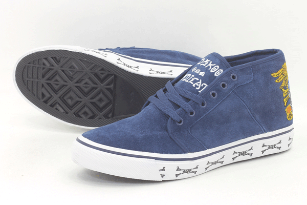 スラッシャー ロカウェイ 手当たりスカル THRASHER FOOTWEAR x JIM PHILLIPS x QEE x UPTOWN THRASHER ROCKAWAY QEESKULL NAVY/米国海軍