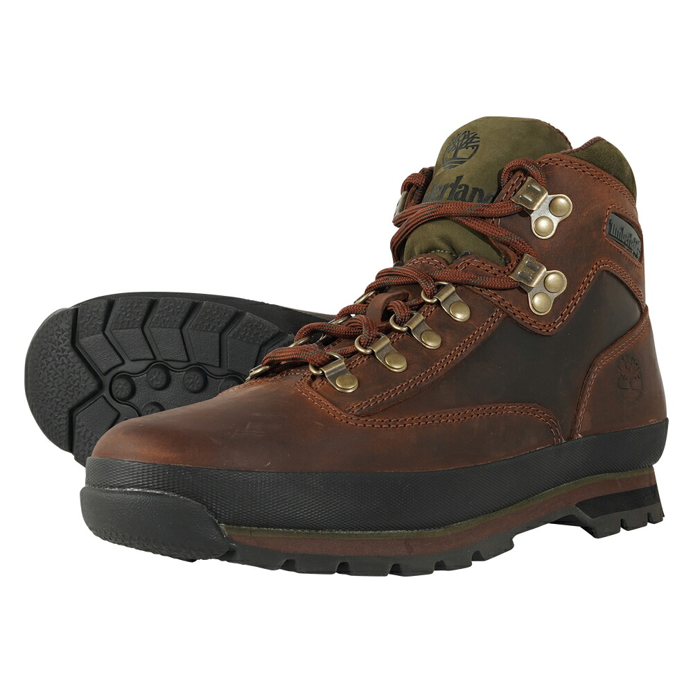 ティンバーランド メンズ ユーロ ハイカー ブーツ Timberland Euro Hiker Boot 並み並み 赤銅色 フルグレイン