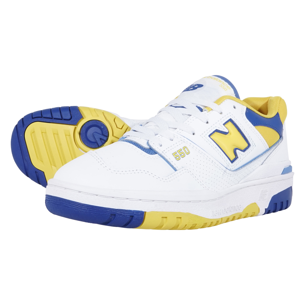 ニュー平衡にする BB550 NCG New Balance BB550 NCG 白いこと／黄色／米国海軍
