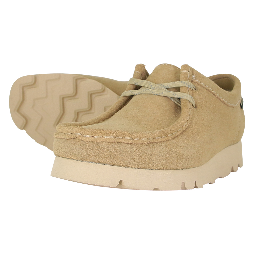 値下げ交渉可　⭐︎美品⭐︎　ワラビー　ゴアテックス　サイズ:7 CLARKS/クラークス WALLABEE GTX ワラビーゴアテックス(7 BLACK