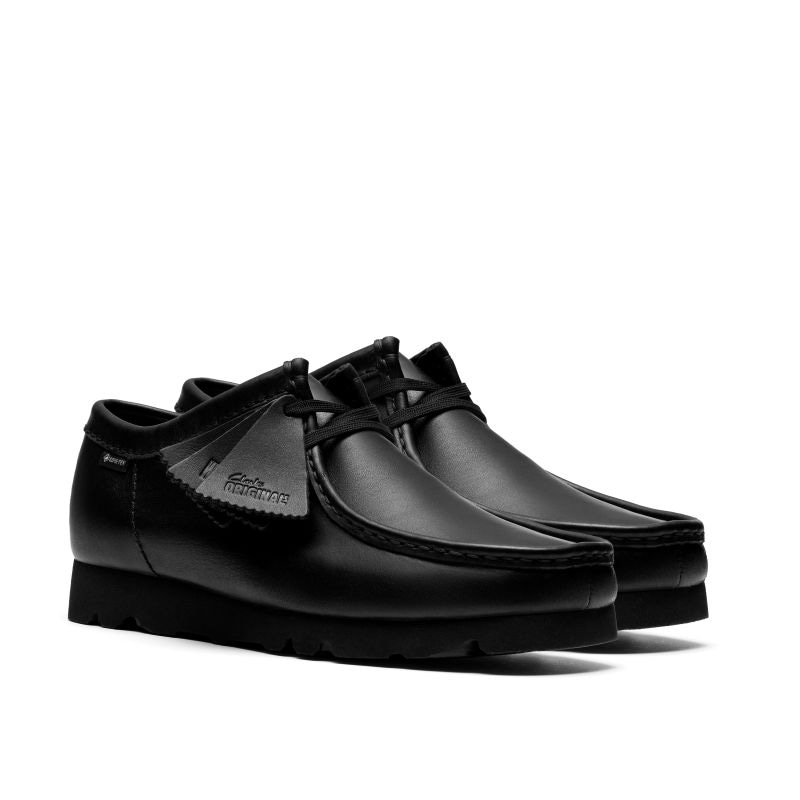 CLARKS ワラビー　ブラック GORE-TEX 楽天市場】CLARKS WALLABEE GORE-TEX BLACK SUEDE 26149449 クラークス