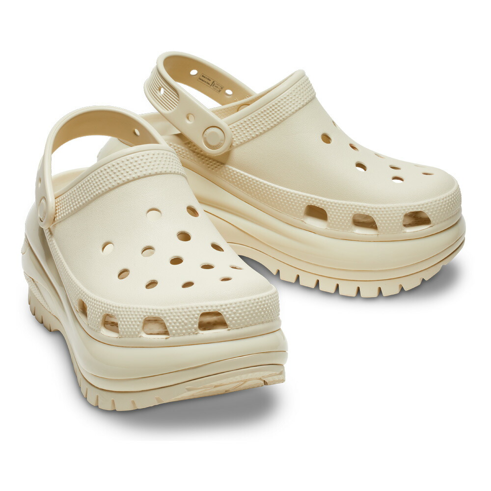 クロックス メガ クラッシュクロッグ  Crocs Mega Crush Clog BONE