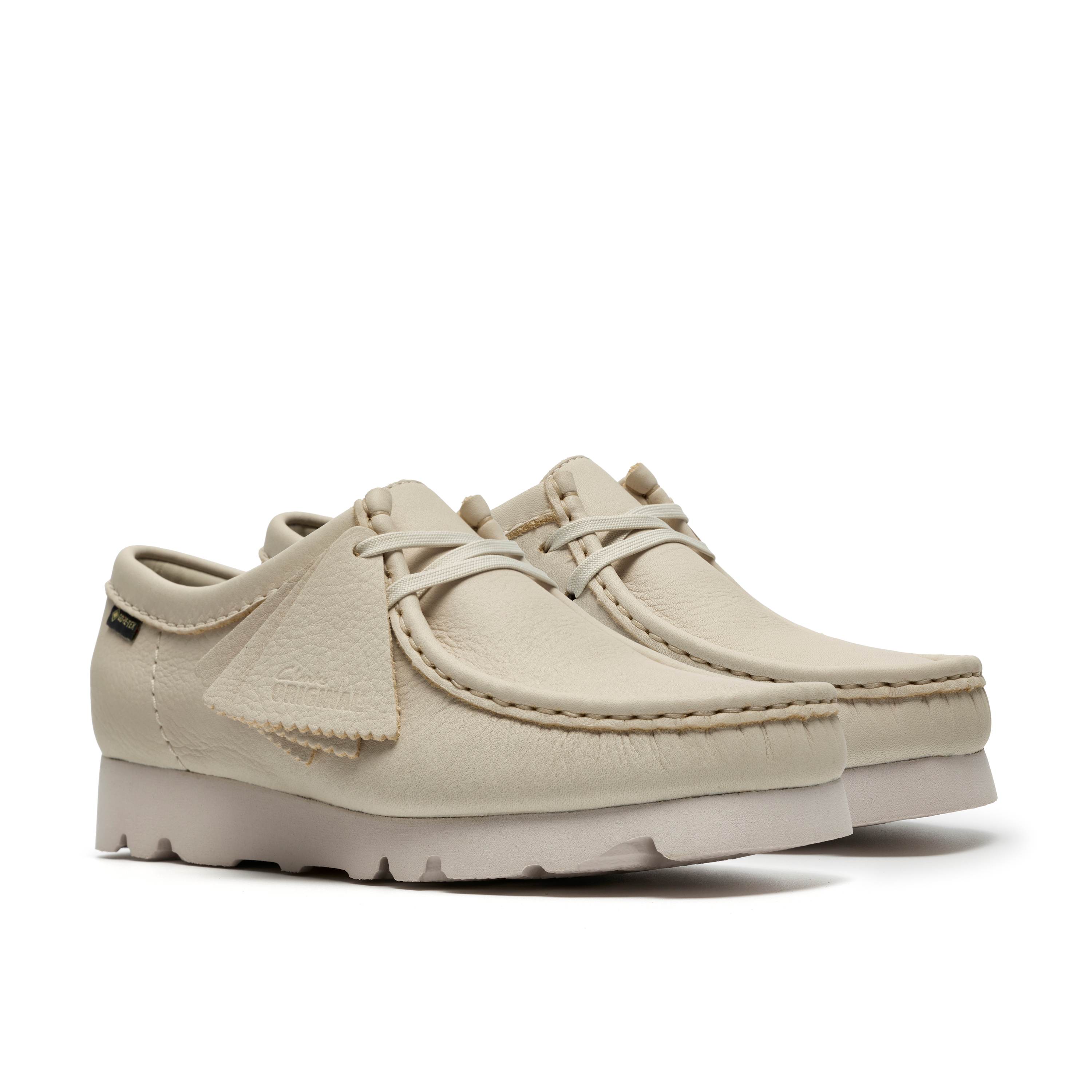 クラークス Clarks Wallabee.GTX White Leather