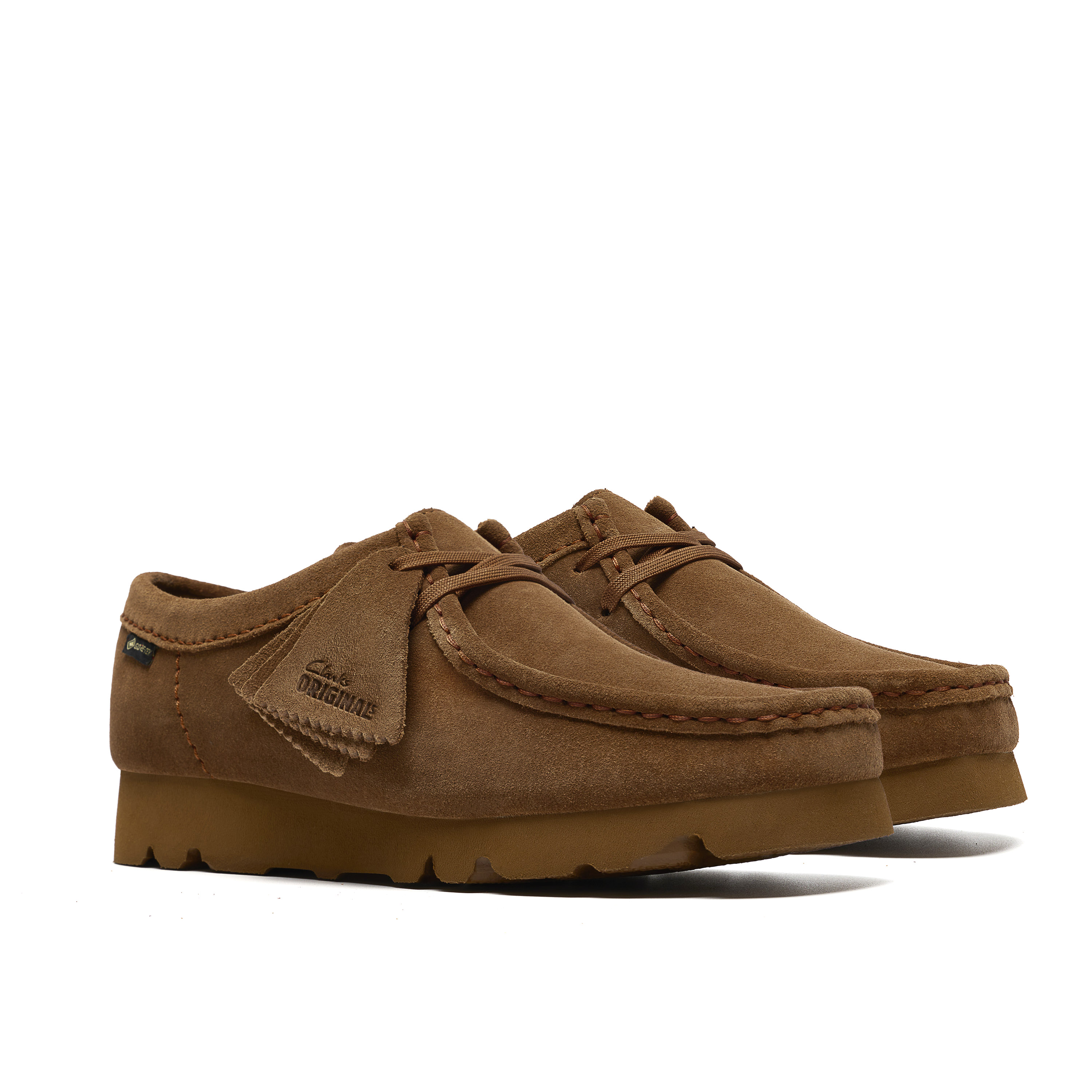 クラークス Clarks Wallabee.GTX Cola Suede