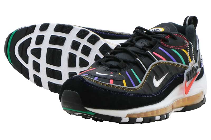 uptown deluxe: NIKE AIR MAX 98 PRM Kie Ney AMAX 98 premium nike AIR MAX 1 PREMIUM SE BLACKBLACK FLASH CRIMSON FADED
