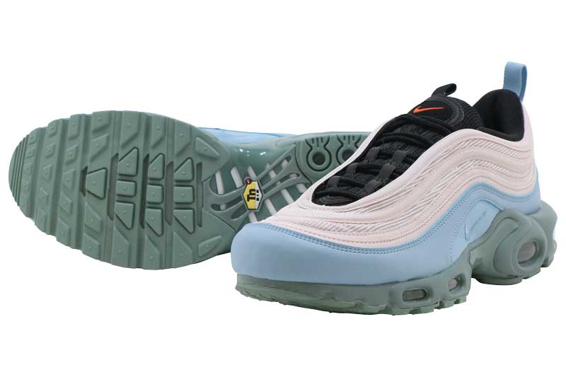 NIKE AIR MAX PLUS 97 Kie Ney AMAX +97 MICA GREENBARELY ROSE LECHE BLUE BLACK NIKE AIR MAX PLUS 97 Kie Ney AMAX +97 MICA GREENBARELY ROSE LECHE BLUE BLACK