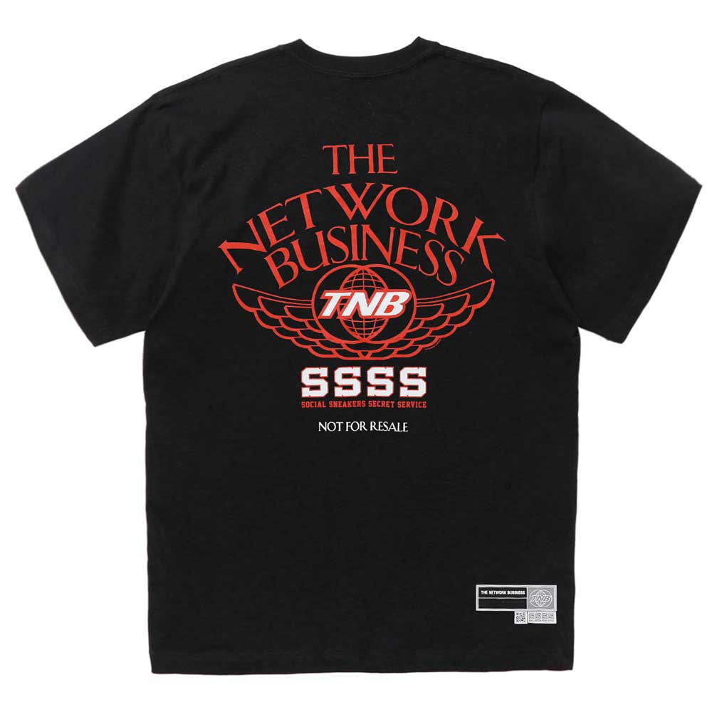 THE NETWORK WING TEE ザ ネットワーク ウィング Tシャツ BLACK