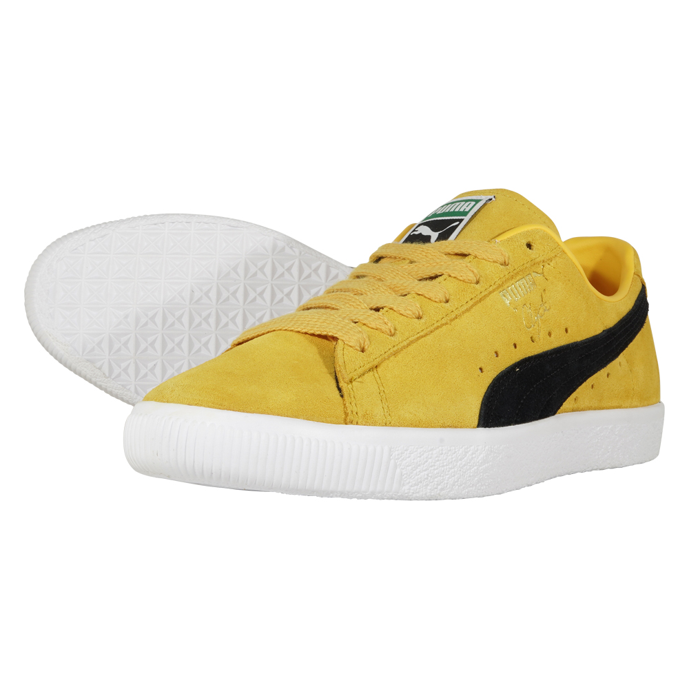 PUMA スニーカー ベージュ/黒/オレンジ/黄色 PUMA プーマ クライド オリジナル CLYDE OG 391962-08 メンズ