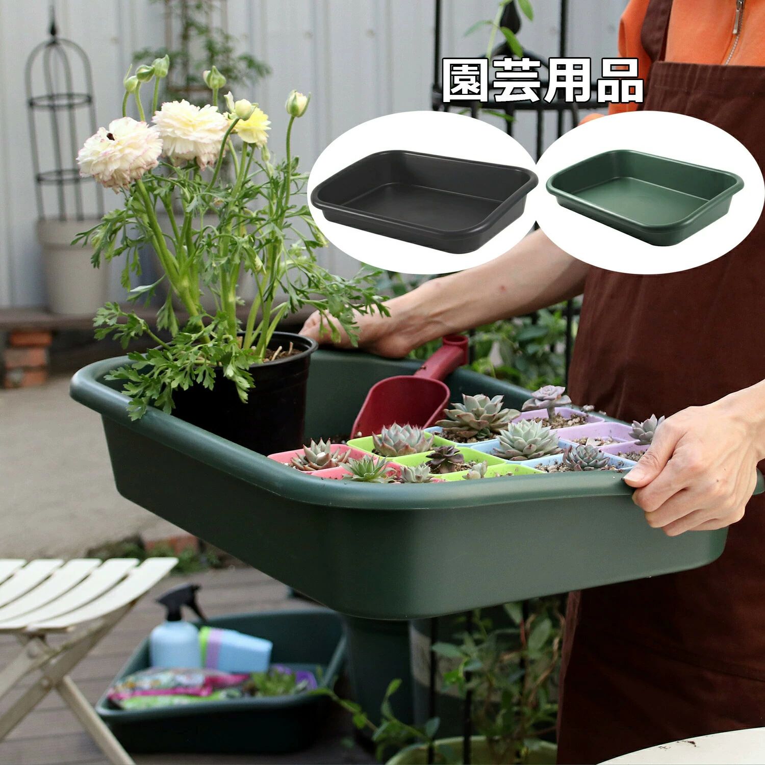汚れ防止育苗ポット 土つくり 便利グッズ 園芸用品 植物植栽マット 折りたたみ 植え替え 洗える 【新発売限定記念価格！】園芸トレー ガーデニングトレー 鉢植え 園芸シート 家庭菜園 庭いじり 園芸 花 家庭栽培 野菜