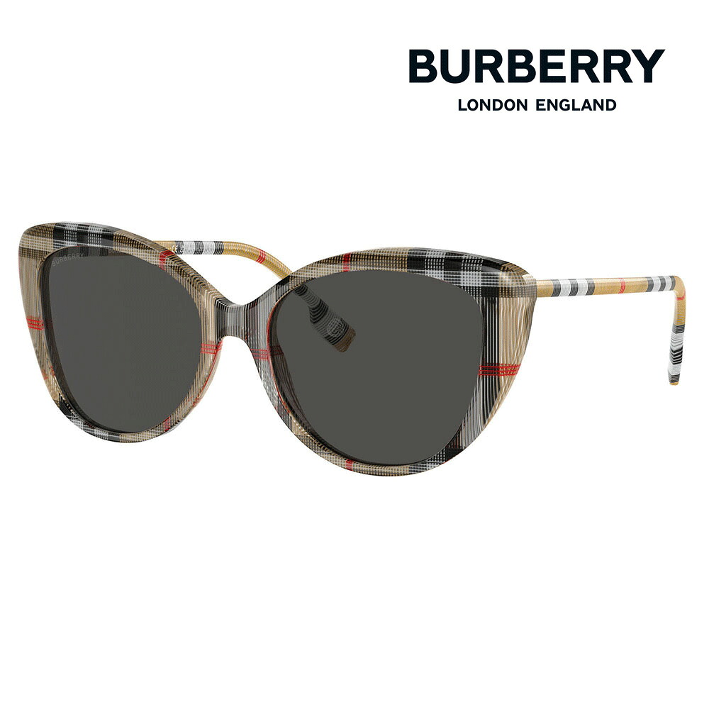 【アウトレット】バーバリー 伊達 メガネ 眼鏡 サングラス BE4407F 408787 54 BURBERRY キャットアイ ローブリッジフィット セル レディース