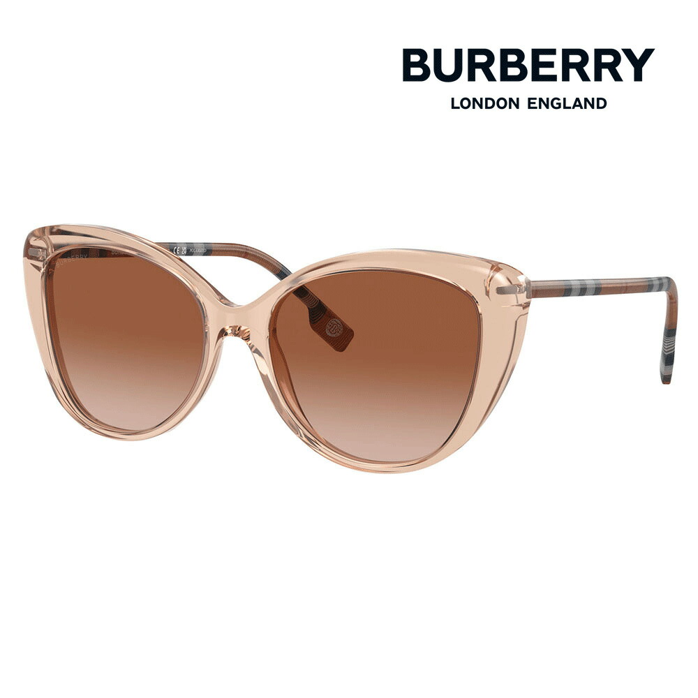 【正規品販売店】バーバリー 伊達 メガネ 眼鏡 サングラス BE4407F 408813 54 BURBERRY キャットアイ ローブリッジフィット セル レディース 15,200円