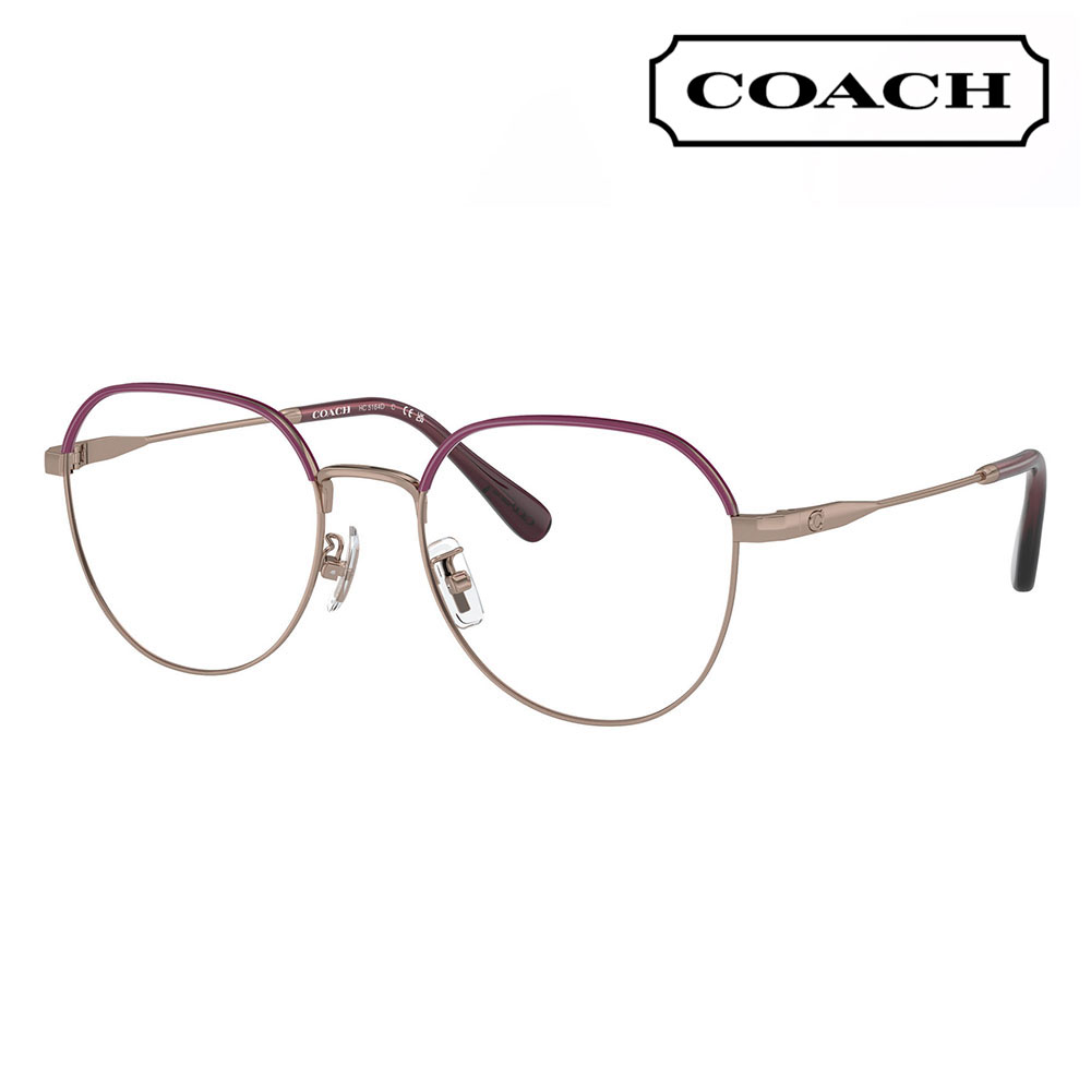 度なし1.55レンズ交換+0円 コーチ メガネ フレーム HC5164D 9331 54 COACH クラウンパント メタル ローブリッジフィット レディース