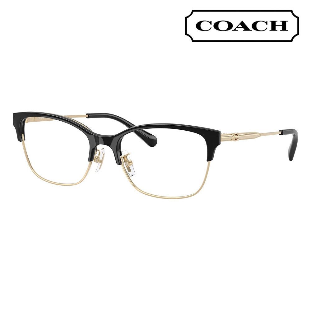 【正規品販売店】度なし1.55レンズ交換+0円 コーチ メガネ HC5184 9428 54 COACH スクエア メタル レディース 16,188円