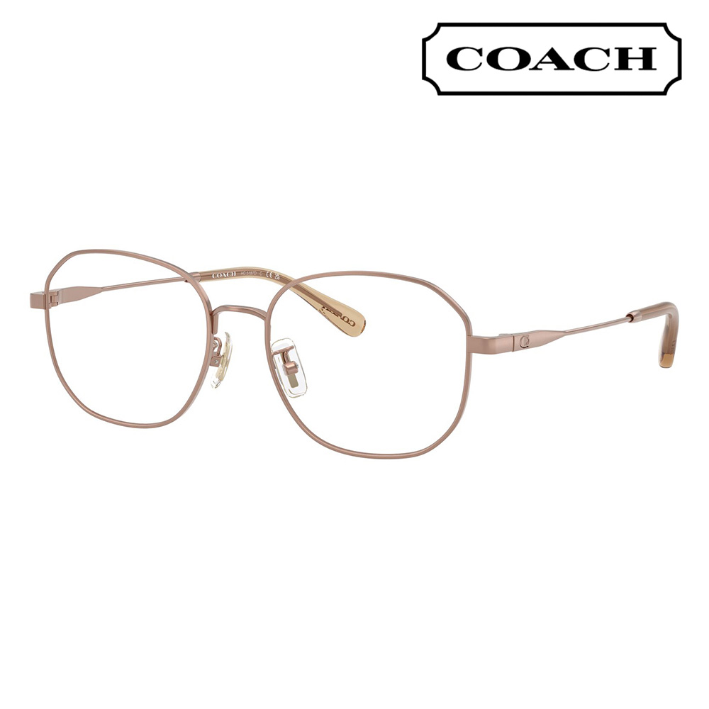 【正規品販売店】度なし1.55レンズ交換+0円 コーチ メガネ HC5187D 9414 54 COACH ラウンド メタル アジアンデザイン レディース
