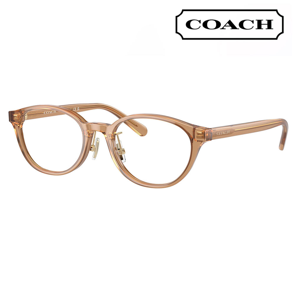 【アウトレット】度なし1.55レンズ交換+0円 コーチ メガネ HC6152D 5654 49 COACH ボストン ウェリントン アジアンモデル レディース 眼鏡 伊達メガネ
