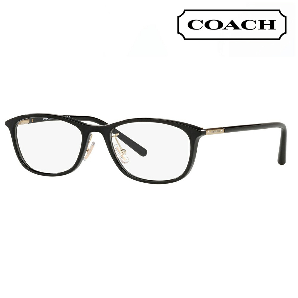 度なし1.55水晶体取り替えっこ+0円 コーチ職 眼鏡 ひな形 HC6191BD 5002 54 COACH オーバル 真四角 アジアンひな形 レディース