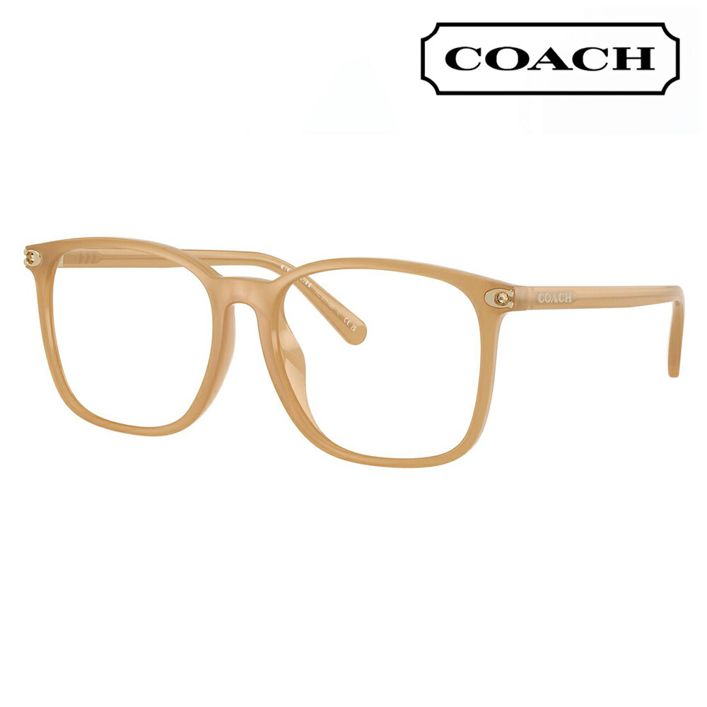 度なし1.55レンズ交換+0円 コーチ メガネ フレーム HC6254BD 5854 55 COACH スクエア セル アジアンデザイン レディース