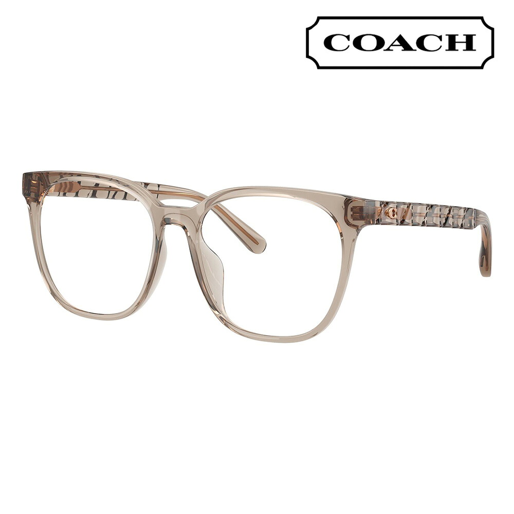 【正規品販売店】度なし1.55レンズ交換+0円 コーチ メガネ HC6267D 5887 54 COACH スクエア セル アジアンフィット レディース