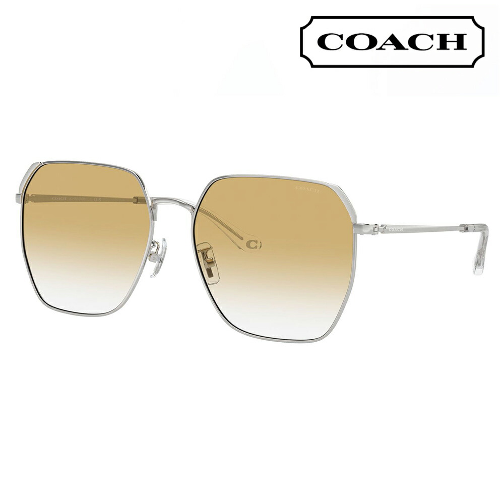 【正規品販売店】コーチ 伊達 メガネ 眼鏡 サングラス HC7165D 90012Q 60 COACH スクエア メタル アジアンデザイン レディース