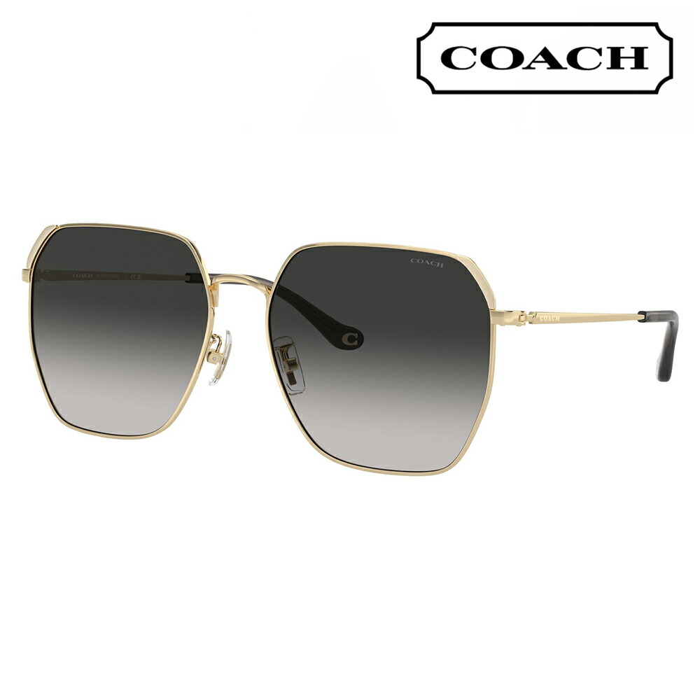 【正規品販売店】コーチ 伊達 メガネ 眼鏡 サングラス HC7165D 90053C 60 COACH スクエア メタル アジアンデザイン レディース