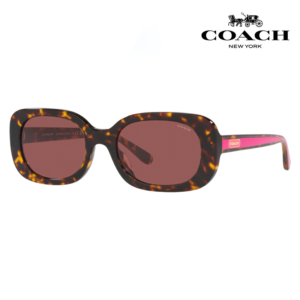 【オススメ価格】コーチ 伊達 メガネ 眼鏡 サングラス HC8358F 512069 56 COACH オーバル セル おしゃれ