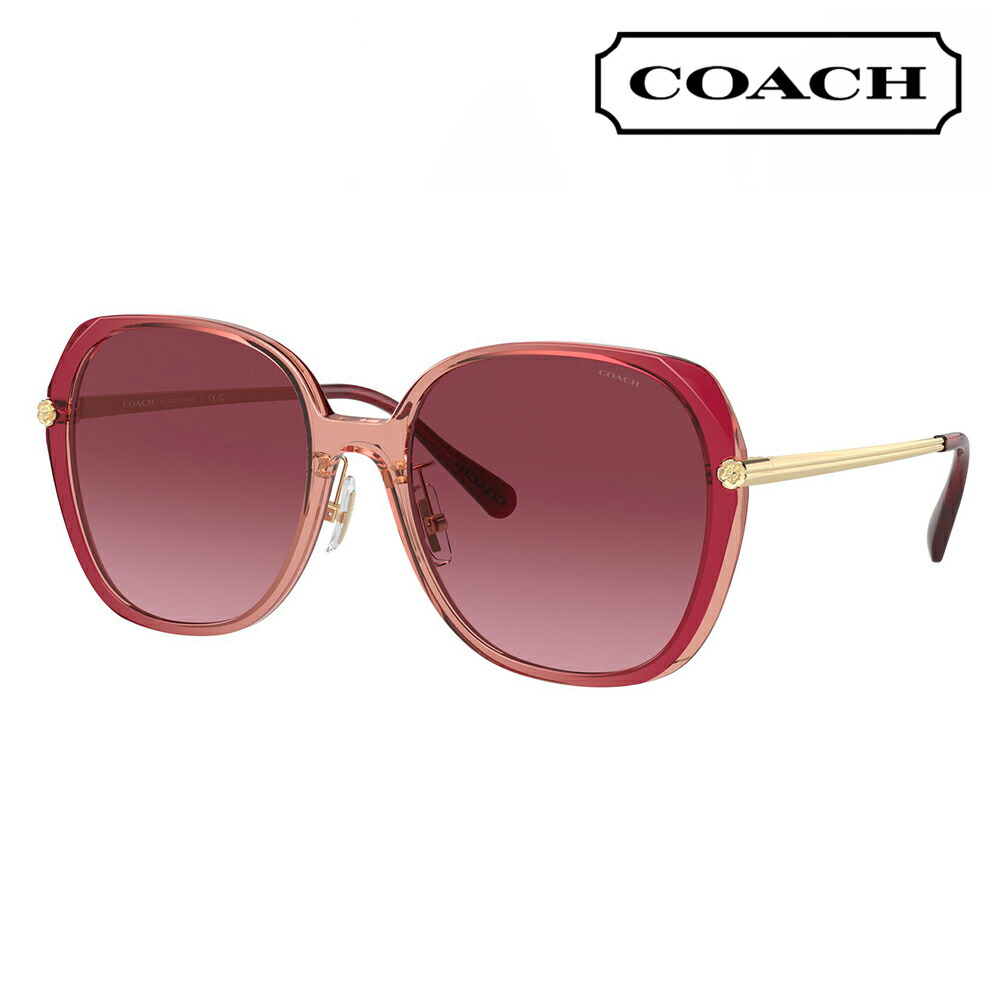 【正規品販売店】コーチ 伊達 メガネ 眼鏡 サングラスHC8403D 58268H 59 COACH CR636 スクエア ローブリッジフィット レディース