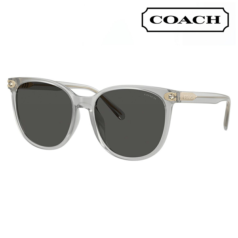 【正規品販売店】コーチ 伊達 メガネ 眼鏡 サングラス HC8414BD 561487 57 COACH CW428 ラウンド セル アジアンデザイン レディース