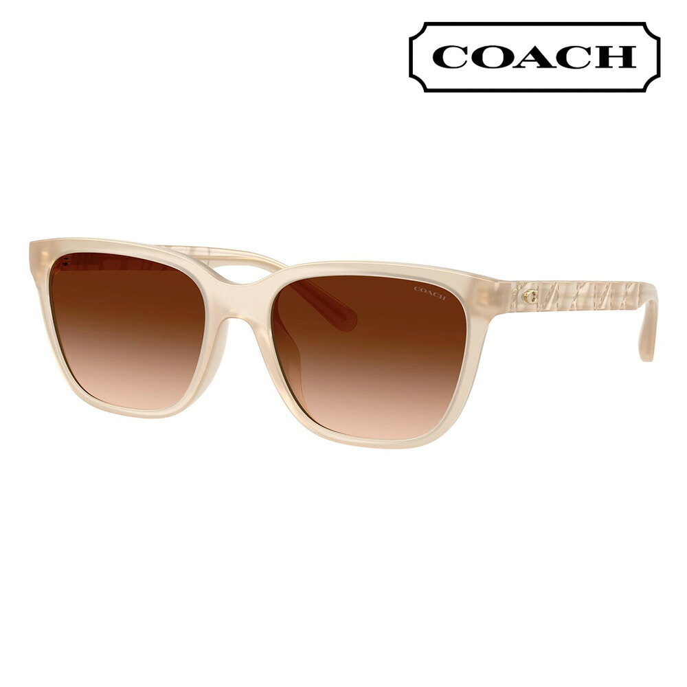 【正規品販売店】コーチ サングラス HC8429D 588374 56 COACH QUILTED TABBY スクエア セル アジアンフィット レディース