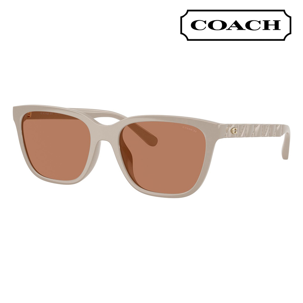 【正規品販売店】コーチ サングラス HC8429D 58843 56 COACH QUILTED TABBY スクエア セル アジアンフィット レディース