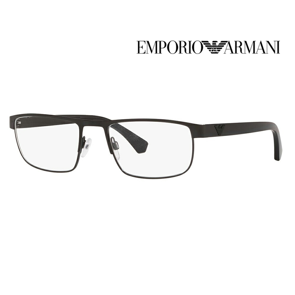 【オススメ価格】度なし1.55レンズ交換+0円 エンポリオアルマーニ 伊達 メガネ 眼鏡 サングラス EA1086 3014 55 EMPORIO ARMANI メタル スクエア｜What&rsquo;s up？-ワッツアップ-