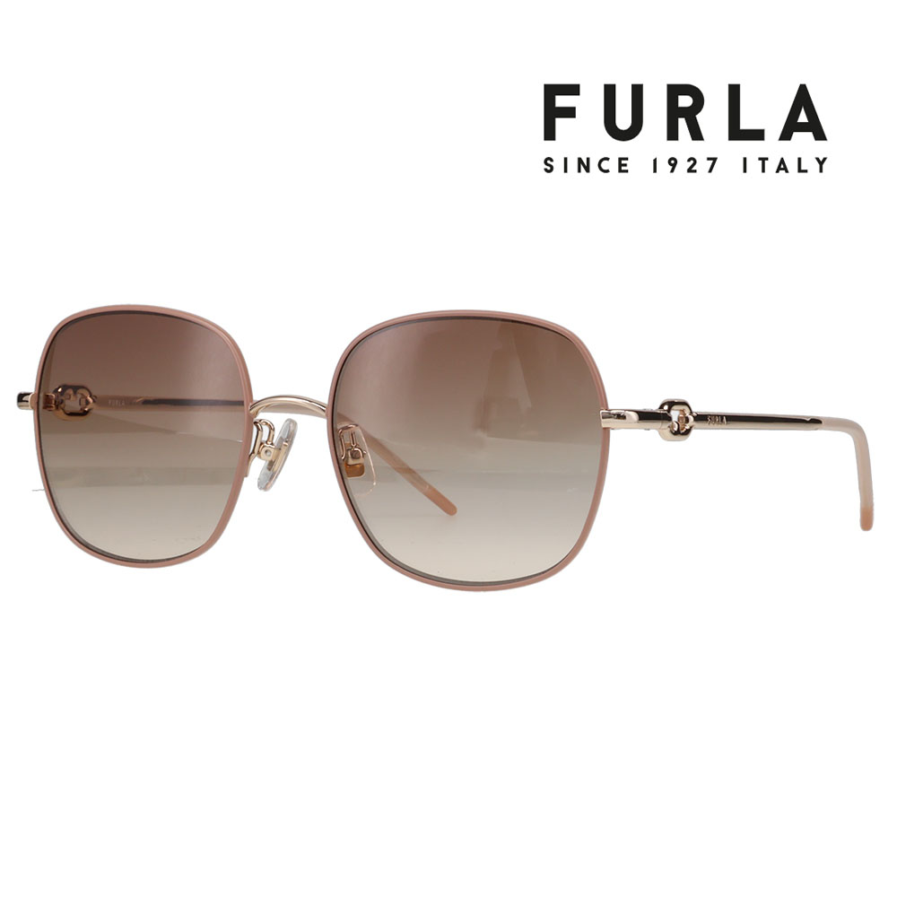 FURLA フルラサングラス SFU849J 01ED スケルトンダークワイン