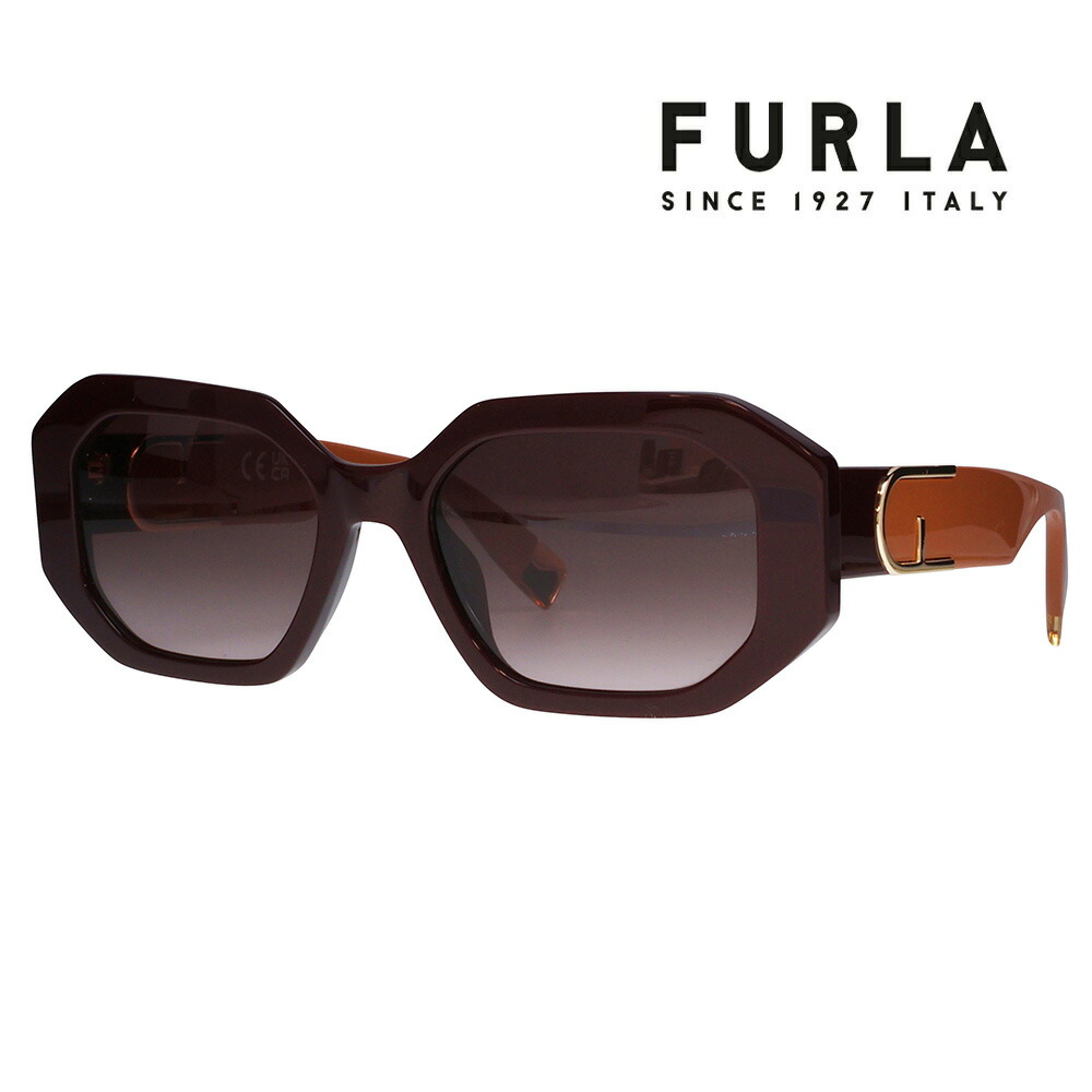 【正規品販売店】 FURLA フルラ サングラス SFU815V 0G96 54 ヘキサゴン セル レディース