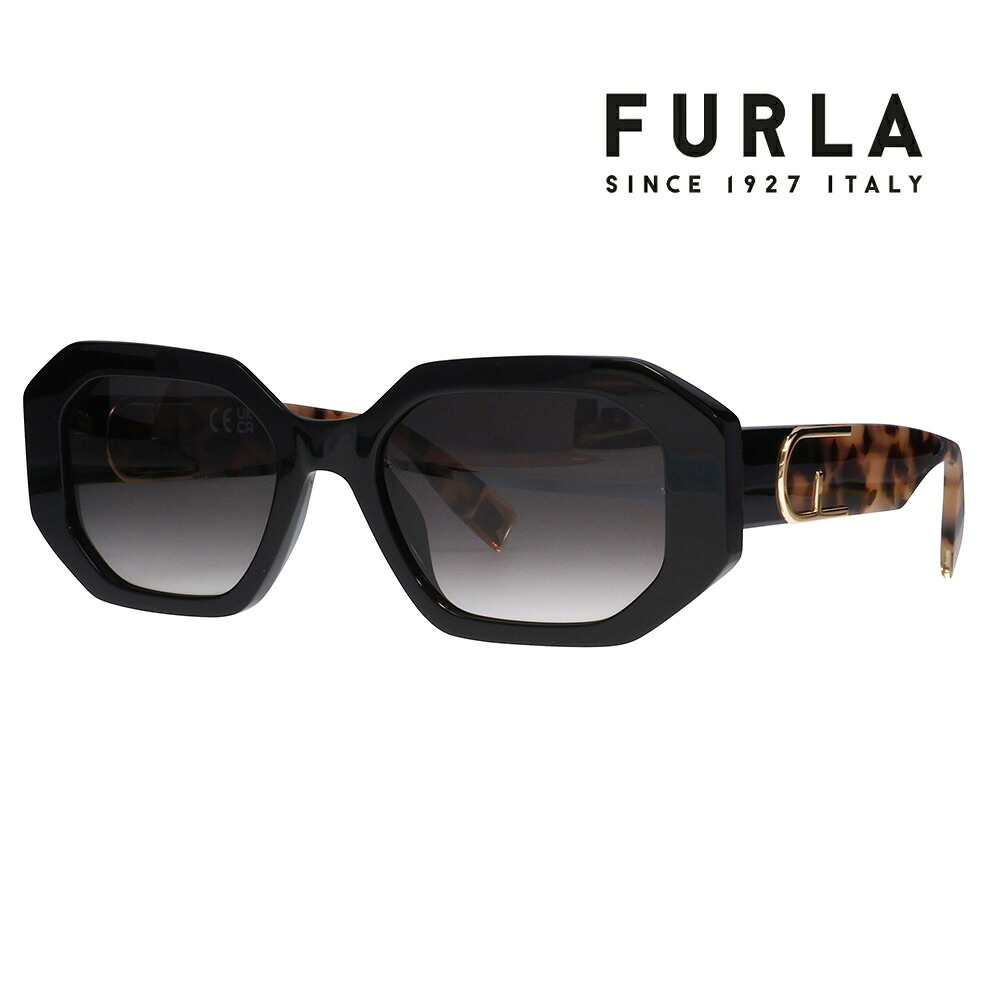 【正規品販売店】 FURLA フルラ サングラス SFU815V 700Y 54 ヘキサゴン セル レディース